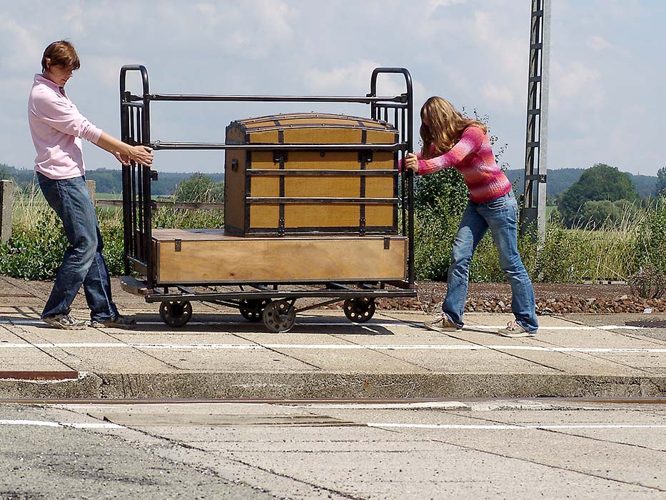 Möbel für Eilige auf Reisen